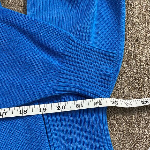 Vintage Demetre Pure Virgin Wool Mens Black Sweater Size XLarge NOS Made USA NWD - Picture 5 of 10